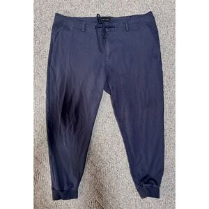 Liverpool Los Angeles Joggers Men's‎ Sz 40 Steel Gray Drawstring Stretch Casual